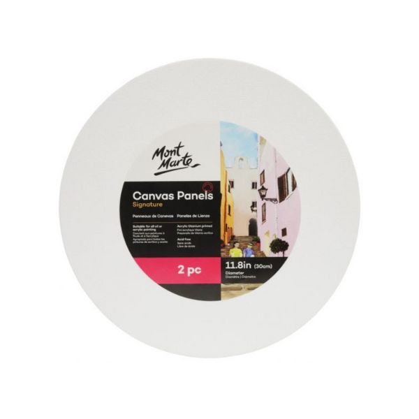 Mont Marte Signature Canvas Panels 30cm (Set of 2)