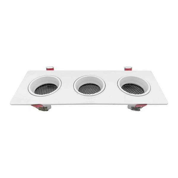 ACDC - 245mm Recessed Anti-Glare Downlight Fitting White