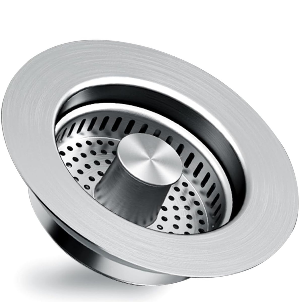 Kitchen Sink Drain Strainer 3 in 1 Sink Strainer Stopper Fits US Standard