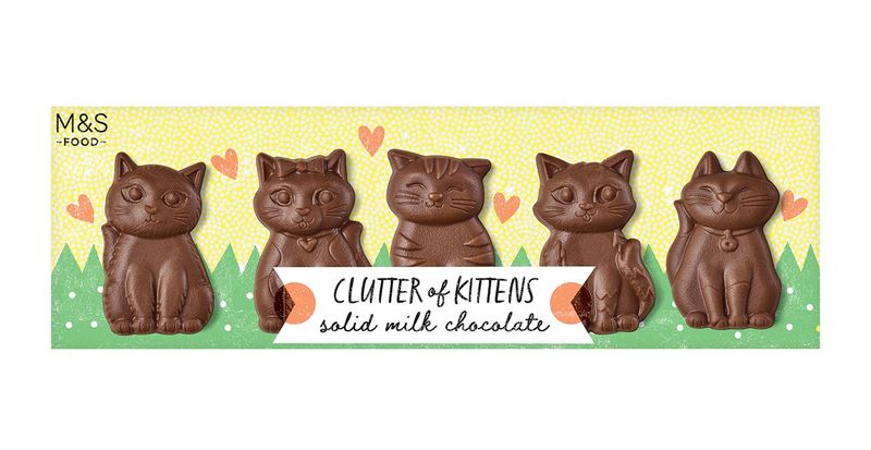 M&amp;S Collection Clutter of Kittens Milk Chocolate 53g