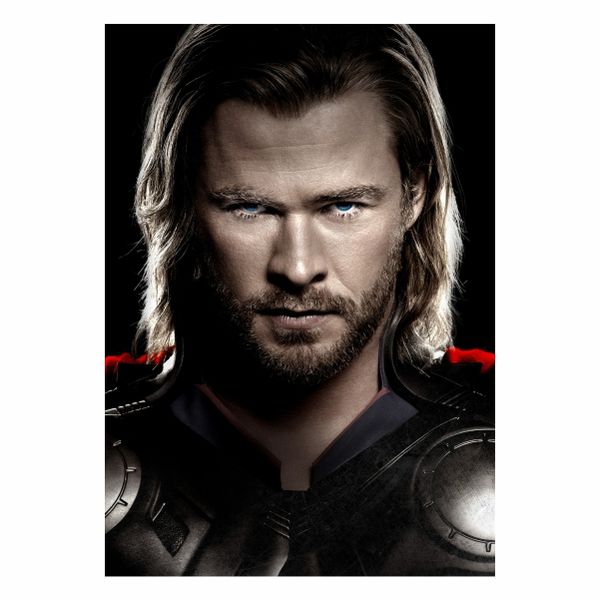 Thor Portrait Black - A1 poster