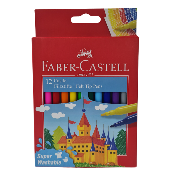 Faber-Castell Castle Felt Tip Pens Set of 12