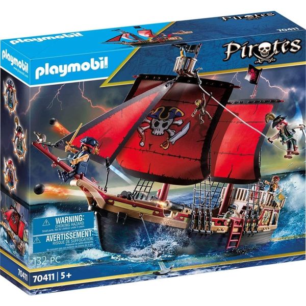 PLAYMOBIL Skull Pirate Ship 70411 | 5+ Years