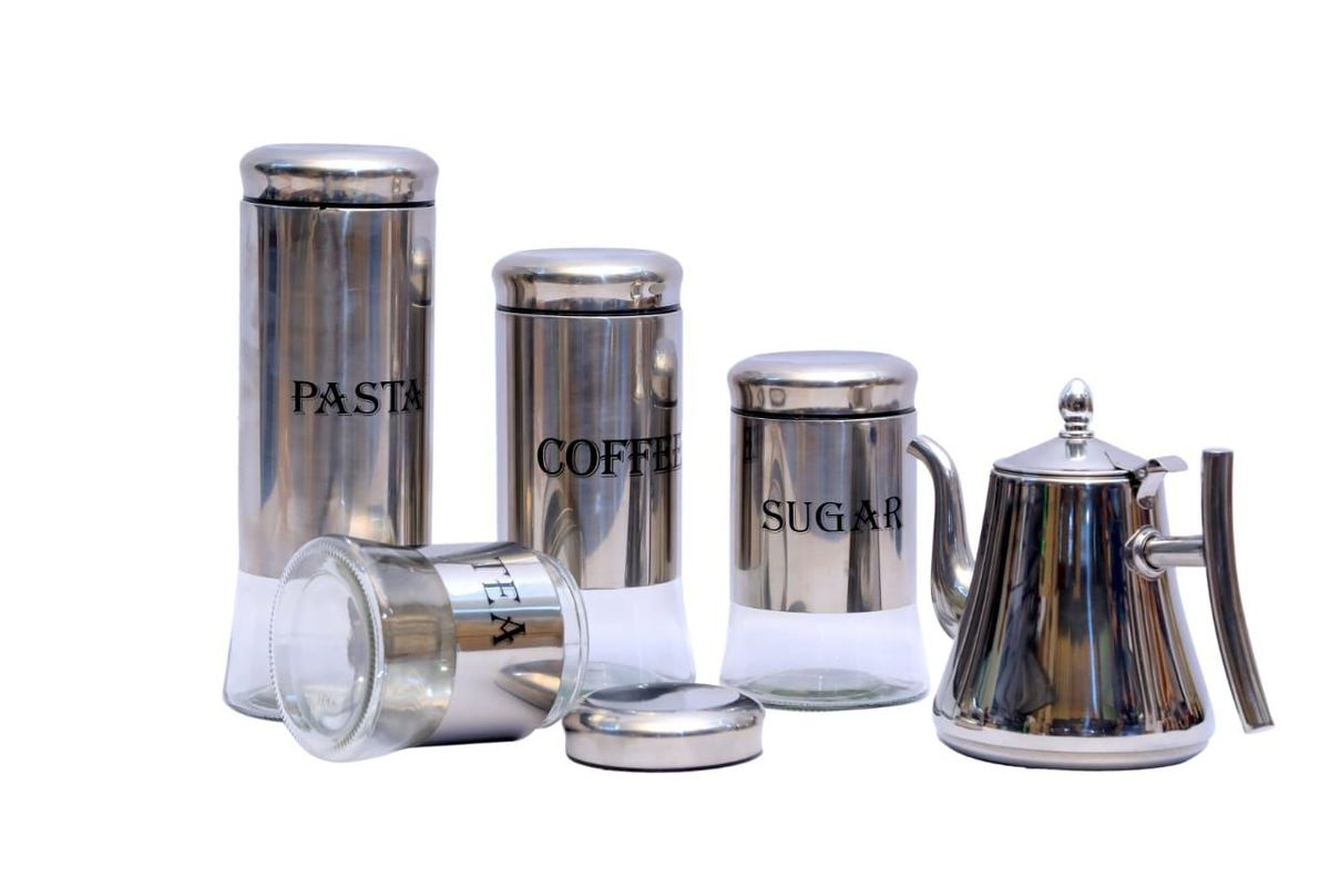 Zazo 5 Piece Classic Kitchenware Canisters And Teapots Shop Today
