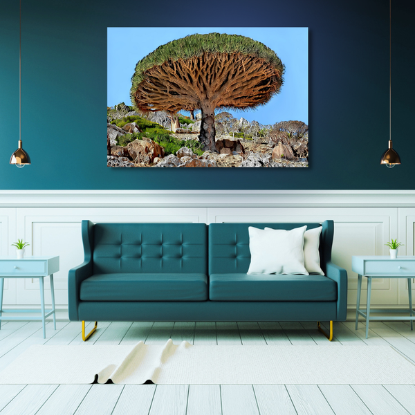 Canvas Wall Art Decor - Dragon Blood Tree Artwork