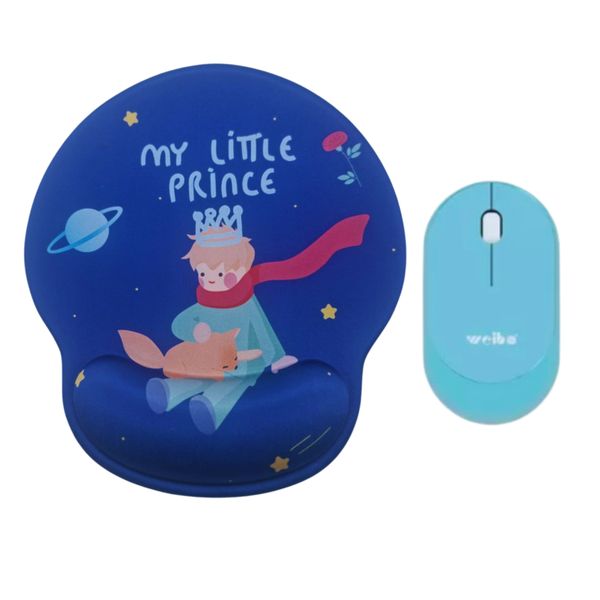 Ergonomic My Little Prince Mouse Pad and Wireless Mouse