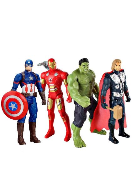 Avengers 4 Action Figure Set
