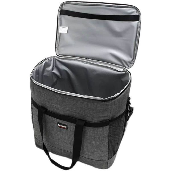 Extra Capacity Insulated Tote Lunch Bag - Grey - 42L