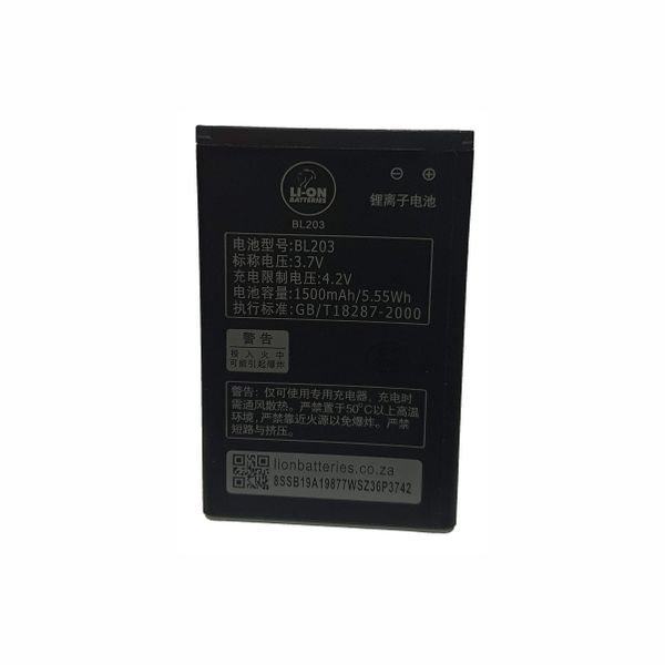 Lion Battery for Lenovo A396 BL-203 A66 A278T A308T A318T A385E A380E