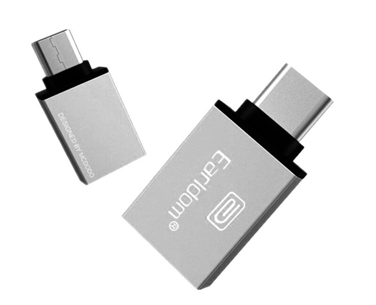 C To Usb /Otg Adapter - Silver image