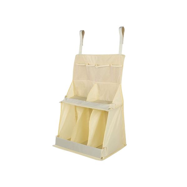 Baby Bed Hanging Organizer Bag - White