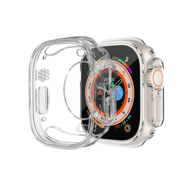 Clear TPU Bumper Case Compatible with Apple Watch Ultra - 49mm