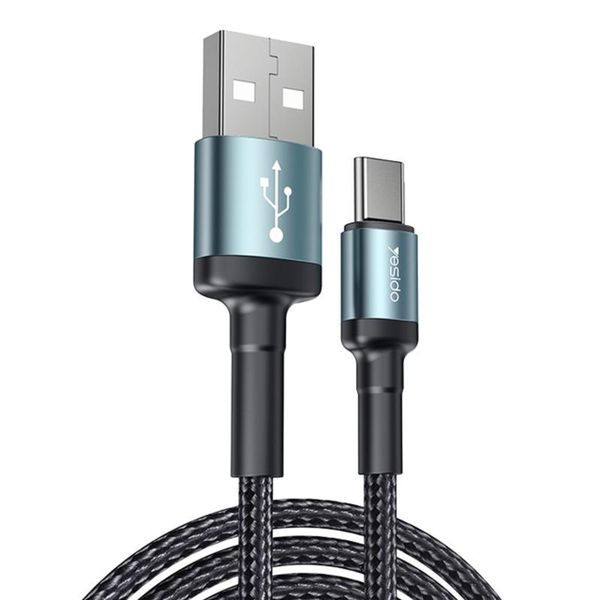 YESIDO CA75 2.4A USB to USB-C / Type-C Charging Cable - 2m