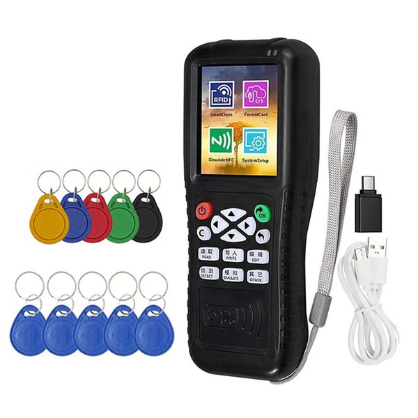 X100 Rfid Nfc Smart Card Reader Writer+5 X Uid/5200 Keychain