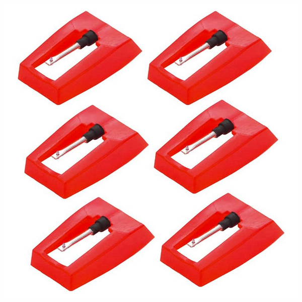 6Pcs Record Player Needle,Phonograph LP Phonograph Piezoelectric Head