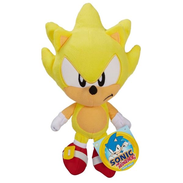 Sonic The Hedgehog - Super Sonic -23cm - Soft Plush Toy