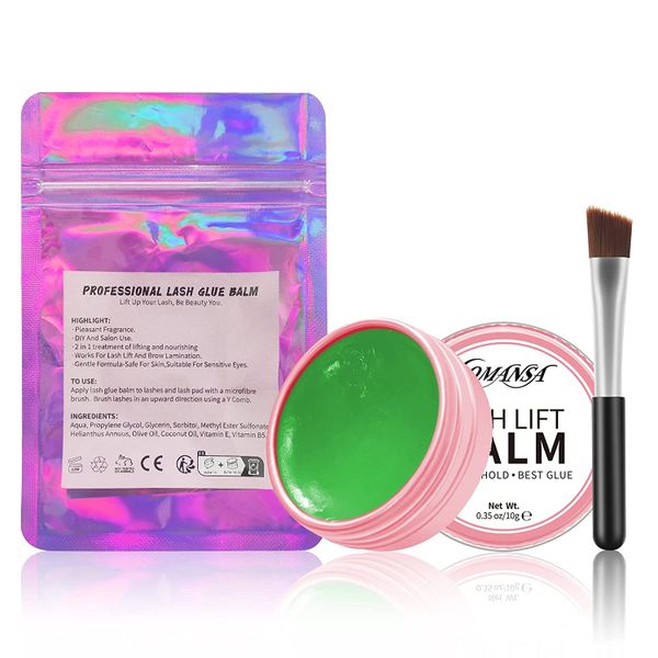 Lomansa Glue Balm for Lash Lift, Brow Lamination (Apple Smell)