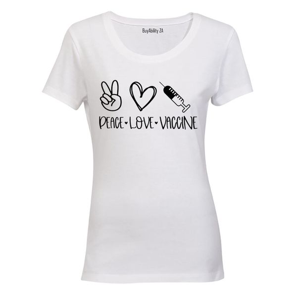 Peace. Love. - Ladies - T-Shirt