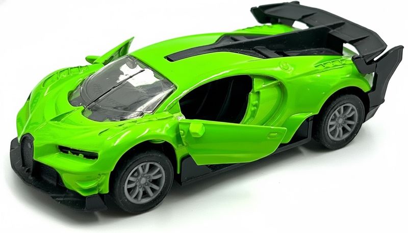 Metal Die Cast Alloy Car Pullback Action &amp; Opening Doors - 13cm Vehicle Toy