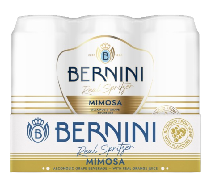 Bernini Mimosa Sparkling Spritzer 12 x 500ml