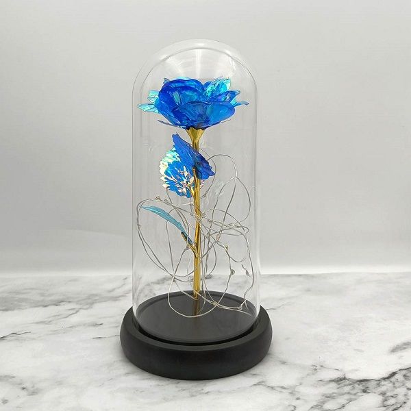 Colourful Artificial Flower Rose Gift Rose With LED Crystal Rose