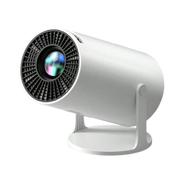 4K Ultra HD Wi-Fi Projector With 180 Degree Rotatable Projection - White