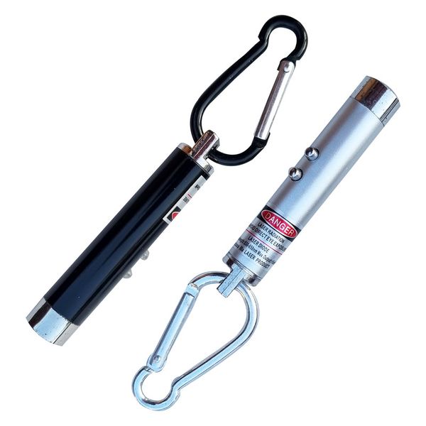2 Pack | 3 in 1 Laser Toy for Cats- Silver &amp; Black Lasers