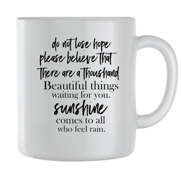 Sunshine Coffee Mugs with Trendy Motivational Sayings Graphic Cups Gift147