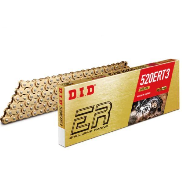 DID Chains 520 ERT3 Off-Road Racing Gold 120 Link Clip Link