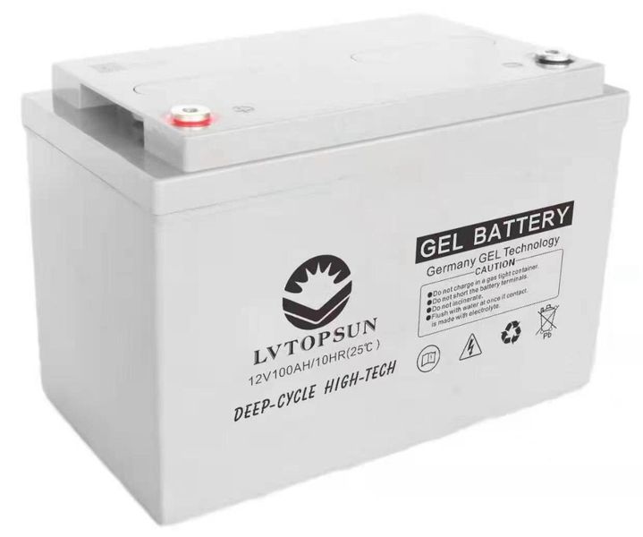LVTOPSUN 100Ah 12V Gel Battery