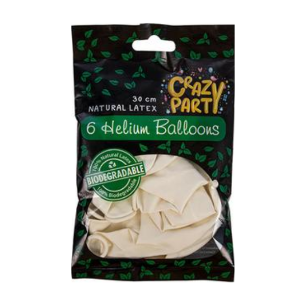 Decorations - Biodegradable Balloons - Set of 6