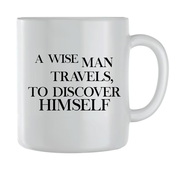 Wise Coffee Mugs for Men Women Motivational Sayings Graphic Cups Present153