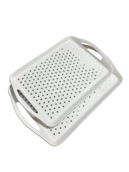 2 Anti-Slip Serving Trays