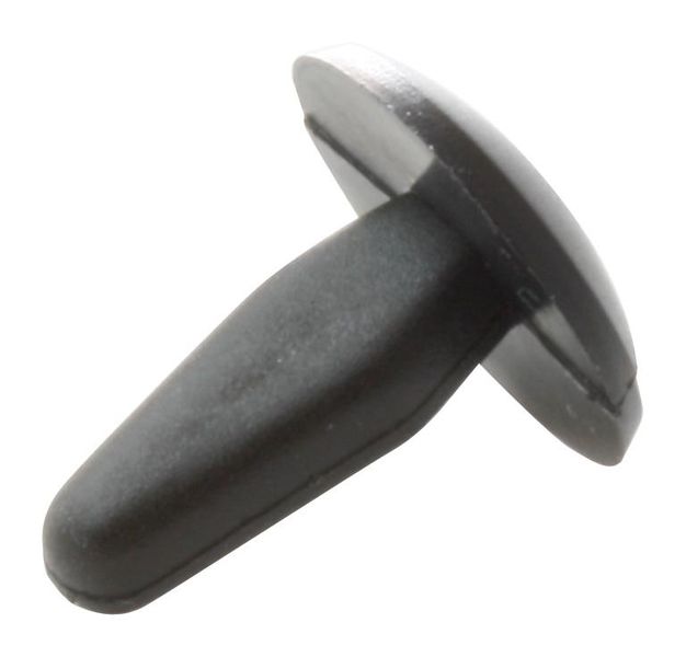 Essentra Components (TR-3) Rivet, Black, Nylon
