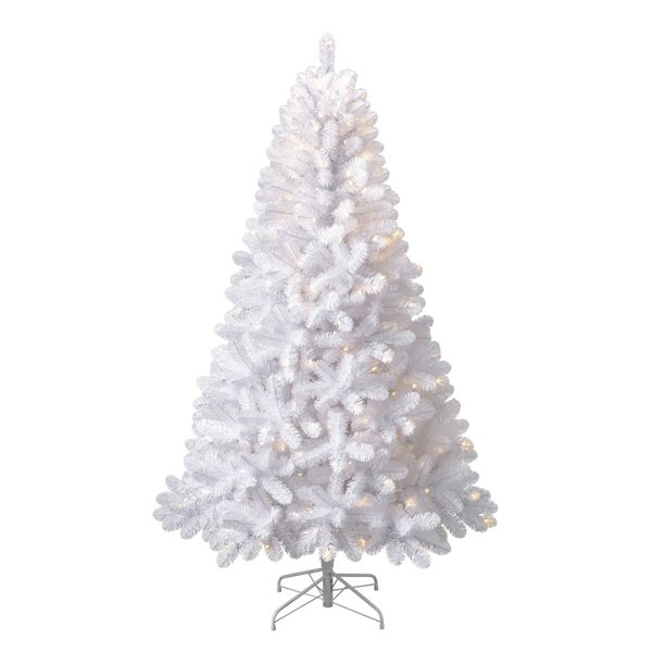 7ft Oxford Pine White Pre-lit