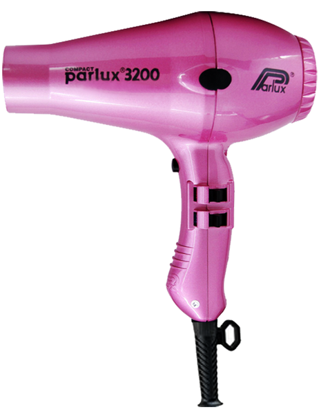 Parlux 3200 Compact 1900W Hair Dryer - pink