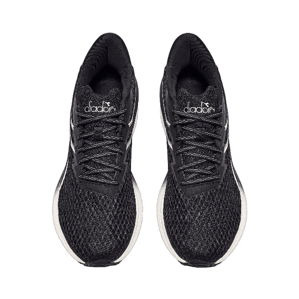 Diadora Strada 4 Men's Running Shoes - Black and Whisper White