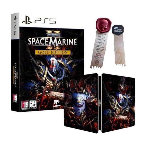 PS5 Warhammer 40,000 Space Marine 2 Gold Edition &amp; Magnet Korean 40K