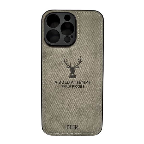 Cover - Luxury Waterproof Deer Cloth for iPhone 15 Pro Max