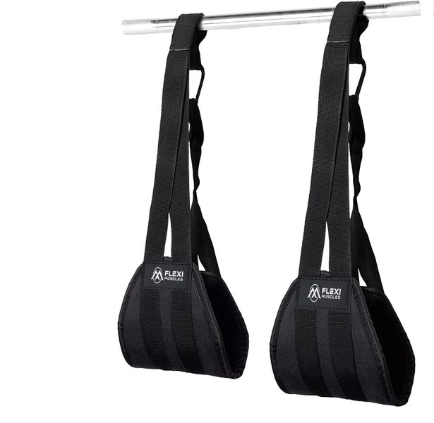 Flexi Muscles - Abs Straps for Abdominal Muscle Building (Set of 2).
