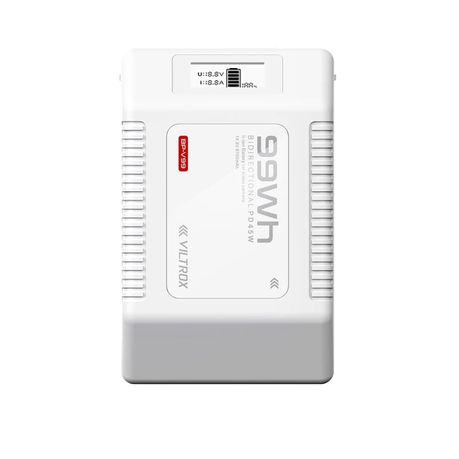 Viltrox 99Wh (6700mAh) PRO V-Mount (V-Lock) Battery with Double D-Tap Ports Image