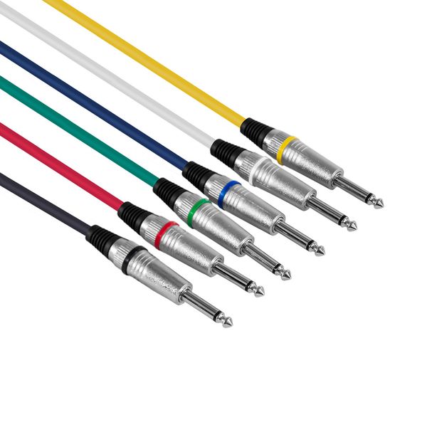 Hybrid Jack-Jack Mono Six Pack - 1M Cable