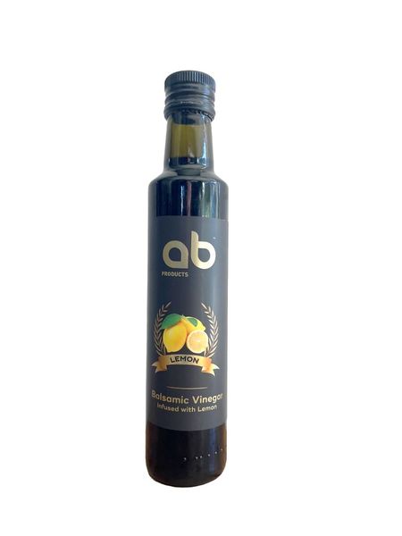 AB Products Vinegar Balsamic Vinegar infused with Lemon