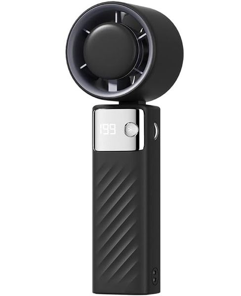 LED Display Long-Lasting, Foldable Mini Handheld Portable Fan