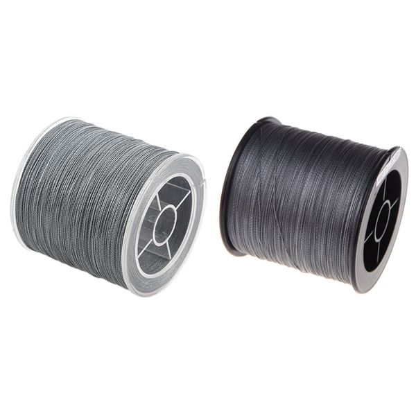 500 M 0 26mm Fishing Line Strength PE Braided 4 Strands Gray 30LB &amp; 50LB