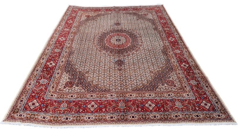 Very Fine Persian Moud Carpet Hand Knotted - 390cm x 300cm