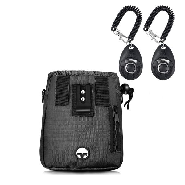 Dog Clicker Training Kit Lightweight &amp; Large Capacity Carrying Pet Treats