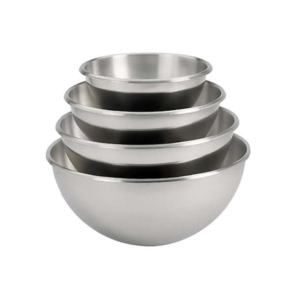 Set of 4 Stainless Steel Nesting Mixing Bowls