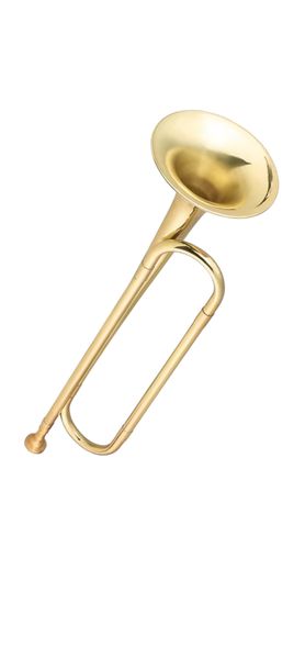 Classic Brass Bugle - High-Quality Musical Instrument