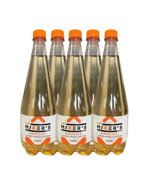 KWT Sparkling Ginger Ale Mixer Drink (6 Pack) PET